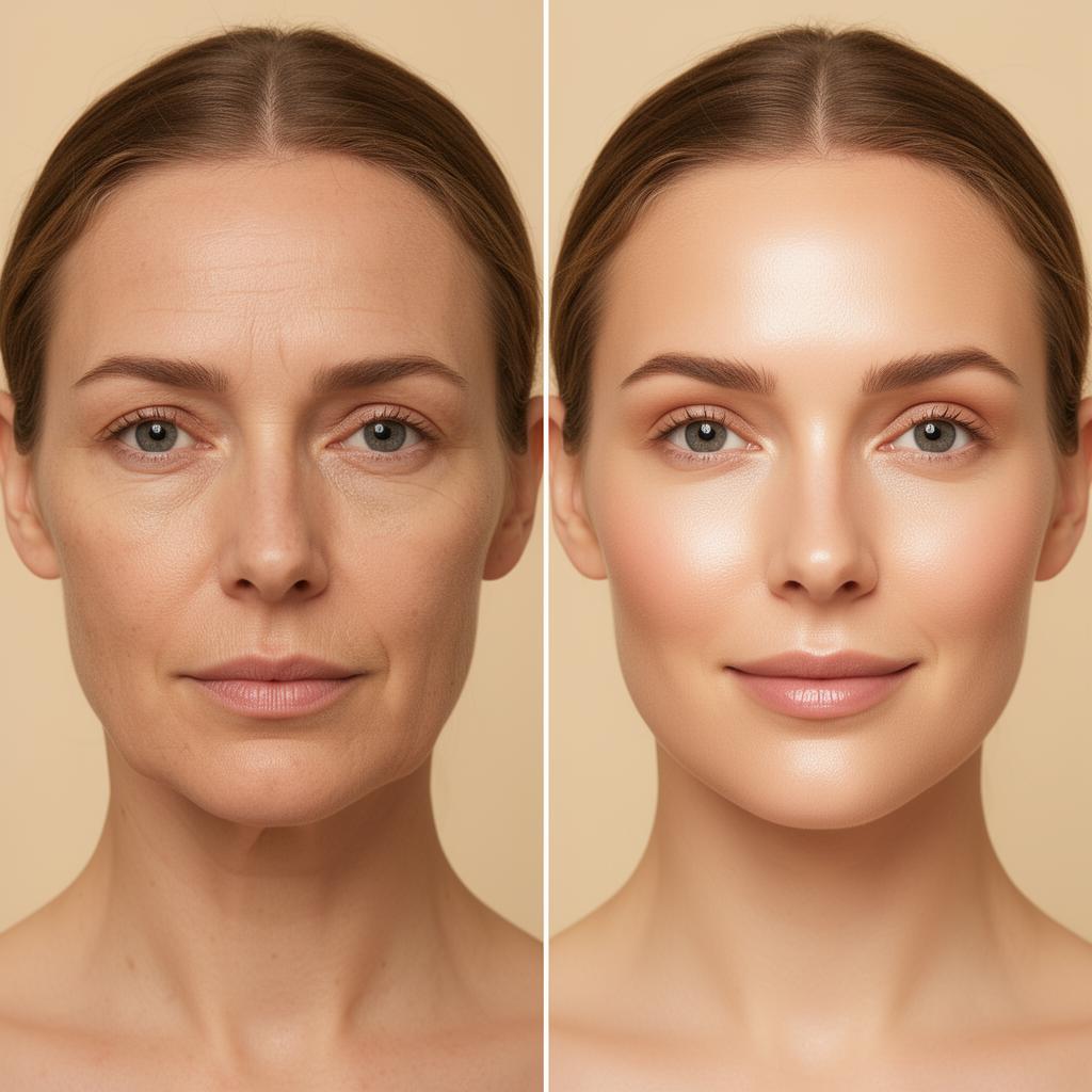 Skinbooster · 4 v efter